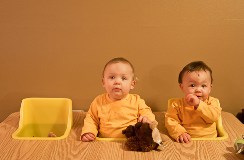 Logan and Weston Bissing. Photo by Evan Benner